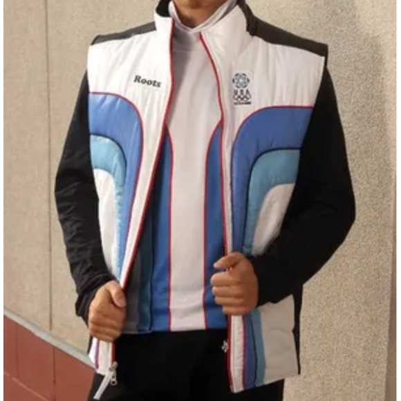 ROOTS PUFFER VEST  2006 OLYMPIC VEST SIZE MEDIUM - Picture 4 of 16